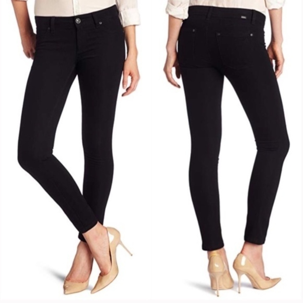 DL 1961 Emma Skinny Jeans Riker Black Size 29